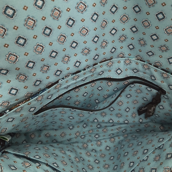 Vera Bradley Knot Just A Clutch Totally Turq Shoulder Bag - Picture 7 of 10